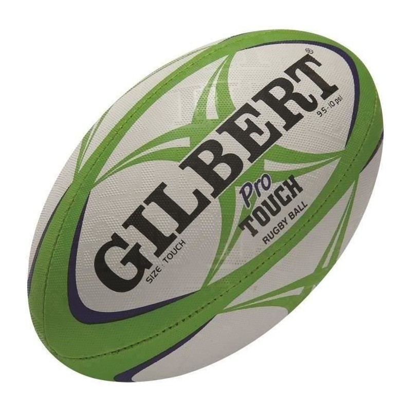 Ballon de Touch rugby - GILBERT - MATCH PRO - Vert / Bleu