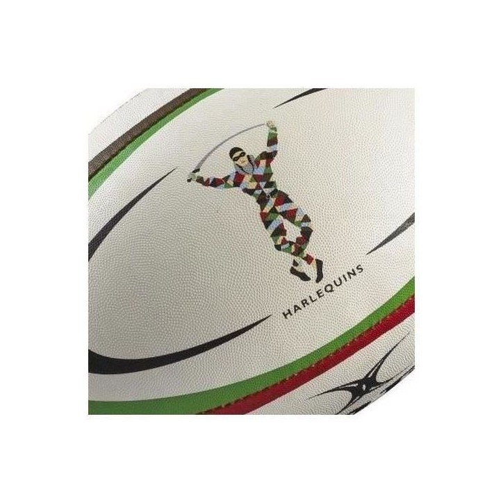 GILBERT Ballon de rugby REPLICA - Harlequins - Taille Midi