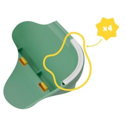 Badabulle Marchepied antidérapant, réhausse de 15 cm, 4 pieds antid