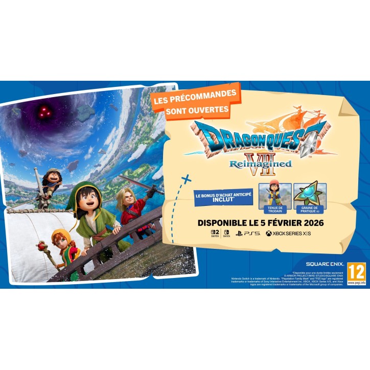 Dragon Quest VII Reimagined - Jeu Nintendo Switch