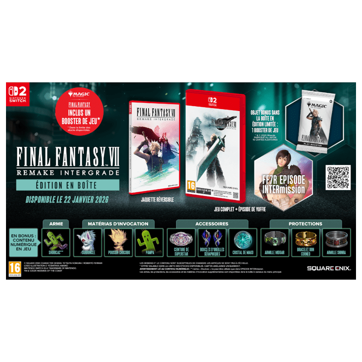 Final Fantasy VII Remake Intergrade • Jeu Nintendo Switch 2