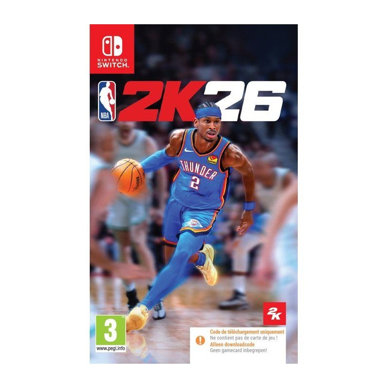 NBA 2K26 - Jeu Nintendo Switch - Code in a box