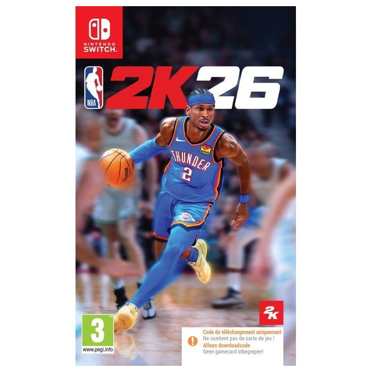 NBA 2K26 - Jeu Nintendo Switch - Code in a box