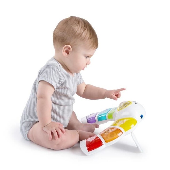 BABY EINSTEIN- Jouet Musical Piano- Glow & Discover- Jouet d'activités avec Lumieres, Musique & Hochet, 3 Modes - Multilingue BABY EINSTEIN- Jouet Musical Piano- Glow & Discover- Jouet d'activités avec Lumieres, Musique & Hochet, 3 Modes - Multilingue