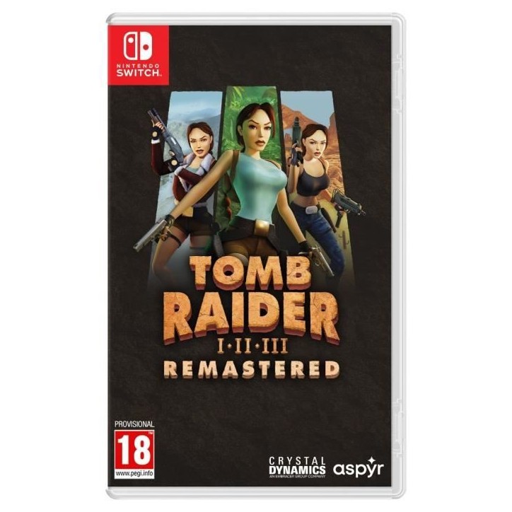 Tomb Raider I-III Remastered Starring Lara Croft - Jeu Nintendo Switch Tomb Raider I-III Remastered Starring Lara Croft - Jeu Nintendo Switch
