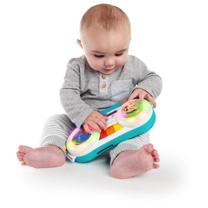 BABY EINSTEIN Radio enfant, Cadeau Noel bébé, stéréo pour bébé, 3 stations musicales et 30 mélodies et sons 12M+