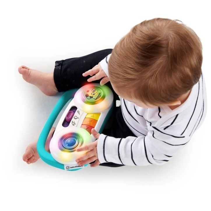 BABY EINSTEIN Radio enfant, Cadeau Noel bébé, stéréo pour bébé, 3 stations musicales et 30 mélodies et sons 12M+