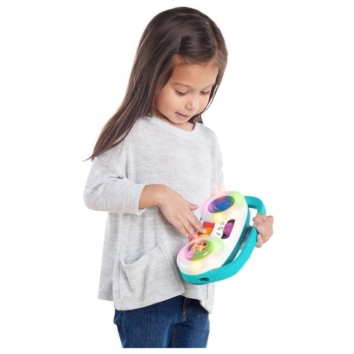 BABY EINSTEIN Radio enfant, Cadeau Noel bébé, stéréo pour bébé, 3 stations musicales et 30 mélodies et sons 12M+