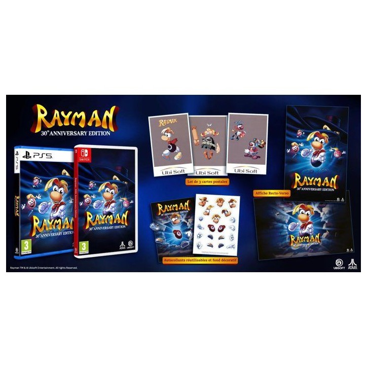 Rayman 30th - Anniversary Edition - Jeu PS5 Rayman 30th - Anniversary Edition - Jeu PS5