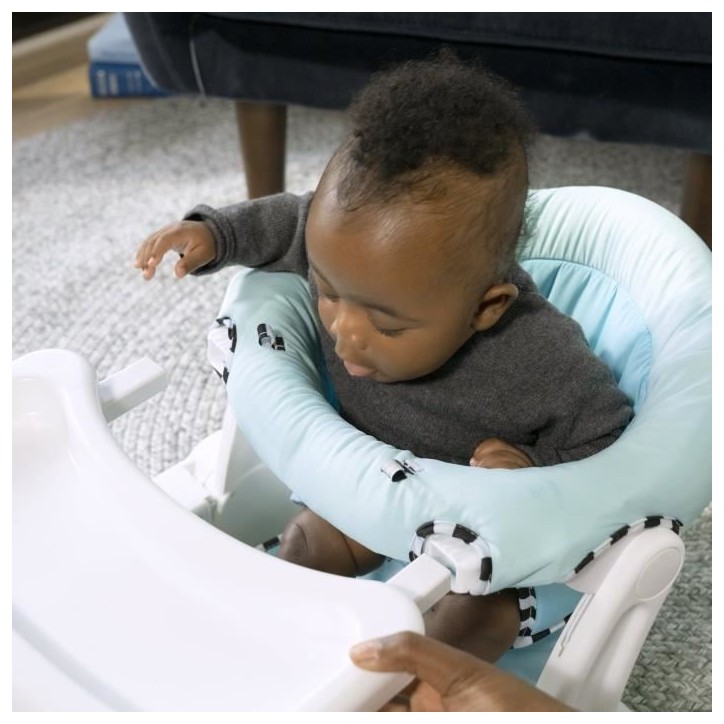 BABY EINSTEIN -OPUS ET NEPTUNE- Siege d'apprentissage bébé 4M+ apporte support a bébé, 2 positions de siege, tablette d'acti