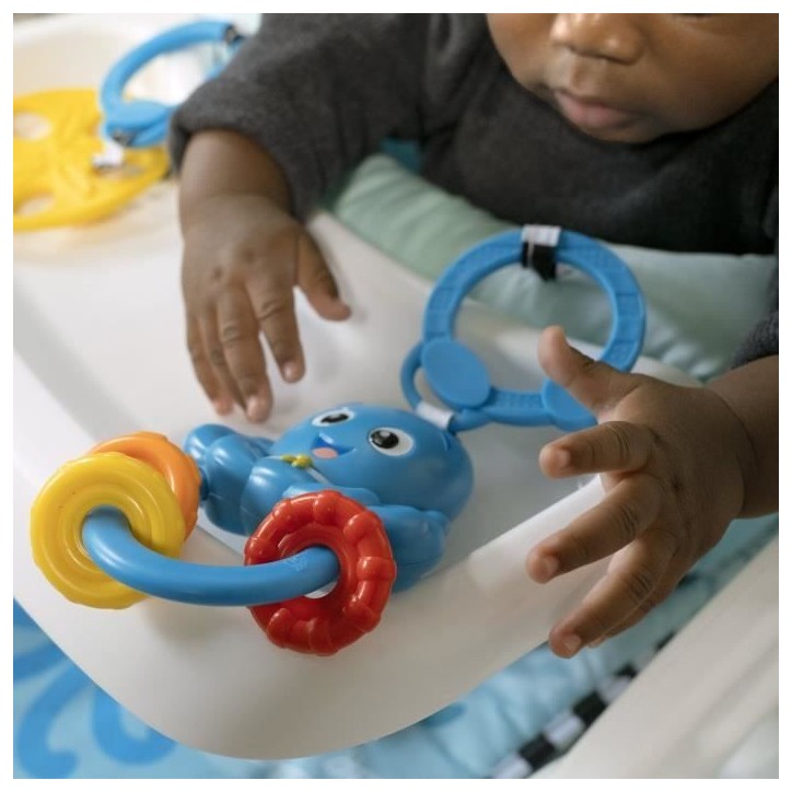 BABY EINSTEIN -OPUS ET NEPTUNE- Siege d'apprentissage bébé 4M+ apporte support a bébé, 2 positions de siege, tablette d'acti