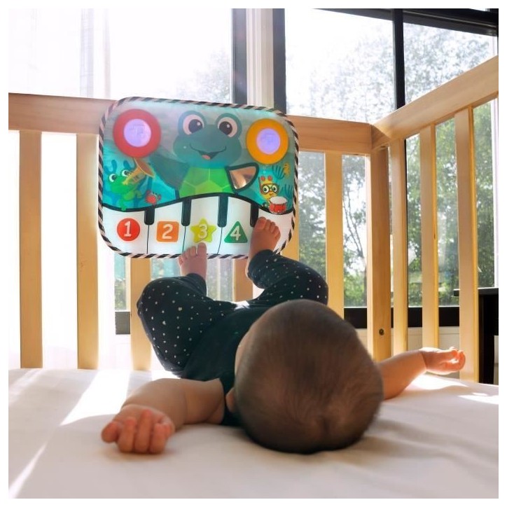 BABY EINSTEIN NEPTUNE Piano de lit bébé musical pour bébé, découverte chiffres, Cadeau Noel bébé, 0M+ BABY EINSTEIN NEPTUNE Piano de lit bébé musical pour bébé, découverte chiffres, Cadeau Noel bébé, 0M+