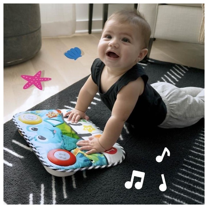 BABY EINSTEIN NEPTUNE Piano de lit bébé musical pour bébé, découverte chiffres, Cadeau Noel bébé, 0M+ BABY EINSTEIN NEPTUNE Piano de lit bébé musical pour bébé, découverte chiffres, Cadeau Noel bébé, 0M+