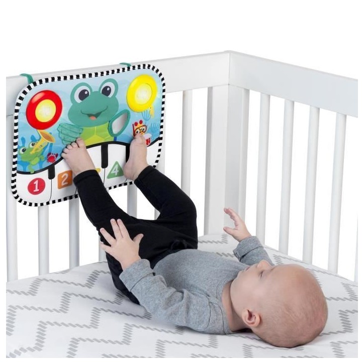 BABY EINSTEIN NEPTUNE Piano de lit bébé musical pour bébé, découverte chiffres, Cadeau Noel bébé, 0M+ BABY EINSTEIN NEPTUNE Piano de lit bébé musical pour bébé, découverte chiffres, Cadeau Noel bébé, 0M+