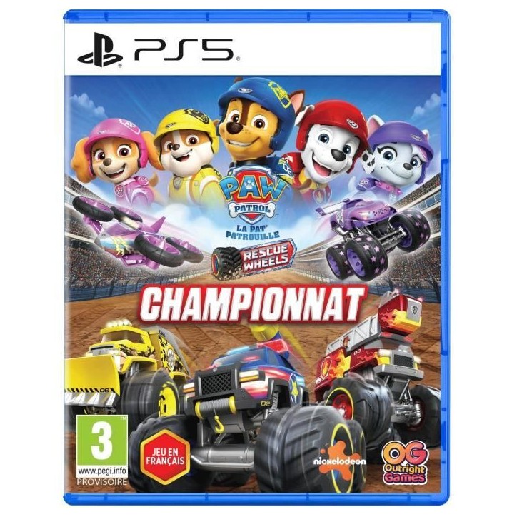 PAW Patrol™ : Rescue Wheels™ - Championnat - Jeu PS5 PAW Patrol™ : Rescue Wheels™ - Championnat - Jeu PS5