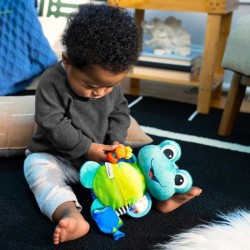 BABY EINSTEIN NEPTUNE Peluche doudou bébé tortue, multisensoriel, Ca