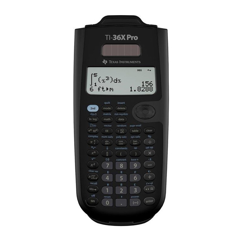 Calcuatrice scientifique - TEXAS INSTRUMENTS - TI-36 X PRO - Noir