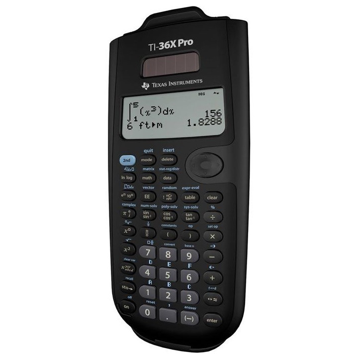 Calcuatrice scientifique - TEXAS INSTRUMENTS - TI-36 X PRO - Noir Calcuatrice scientifique - TEXAS INSTRUMENTS - TI-36 X PRO - Noir