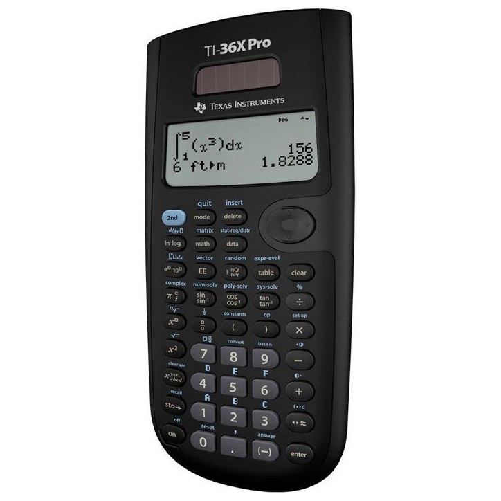 Calcuatrice scientifique - TEXAS INSTRUMENTS - TI-36 X PRO - Noir Calcuatrice scientifique - TEXAS INSTRUMENTS - TI-36 X PRO - Noir