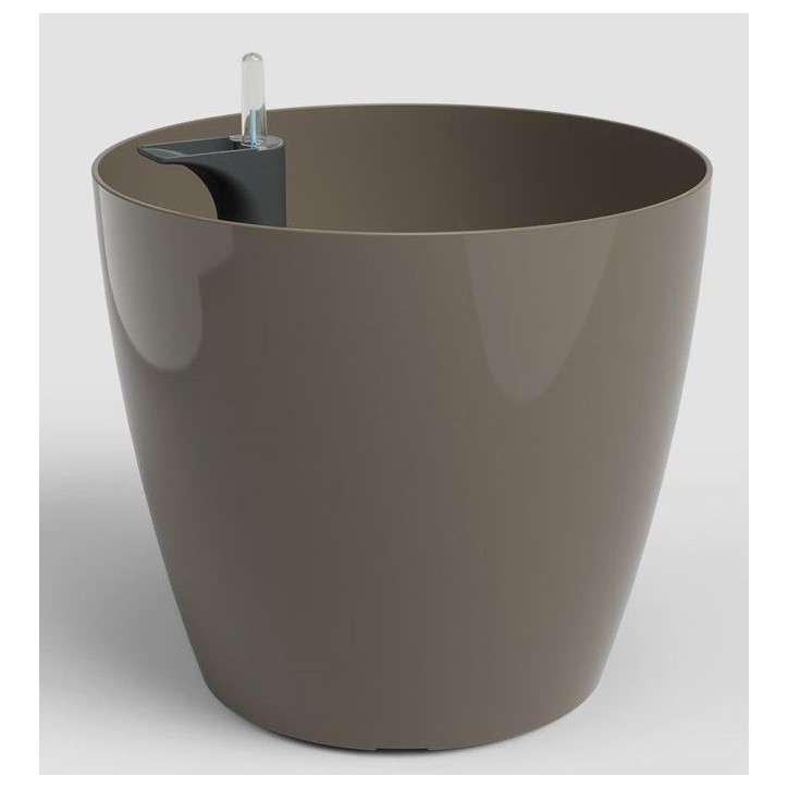 Pot de fleurs - ARTEVASI - San Remo SWS 36 BR - Intérieur/extérieur - Plastique - Ø36 x H33,5 cm - 25 L - Taupe Pot de fleurs - ARTEVASI - San Remo SWS 36 BR - Intérieur/extérieur - Plastique - Ø36 x H33,5 cm - 25 L - Taupe