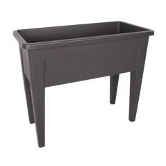 ARTEVASI Table de Culture - VENEZIA - 39 x 80 x H 69 cm - Gris anthrac