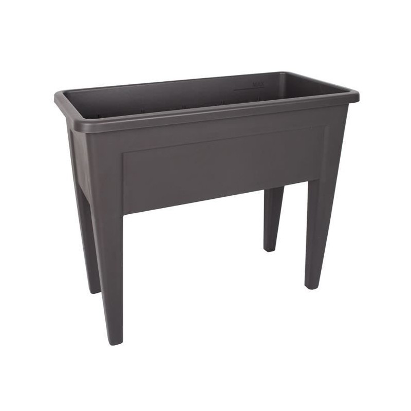 ARTEVASI Table de Culture - VENEZIA - 39 x 80 x H 69 cm - Gris anthrac