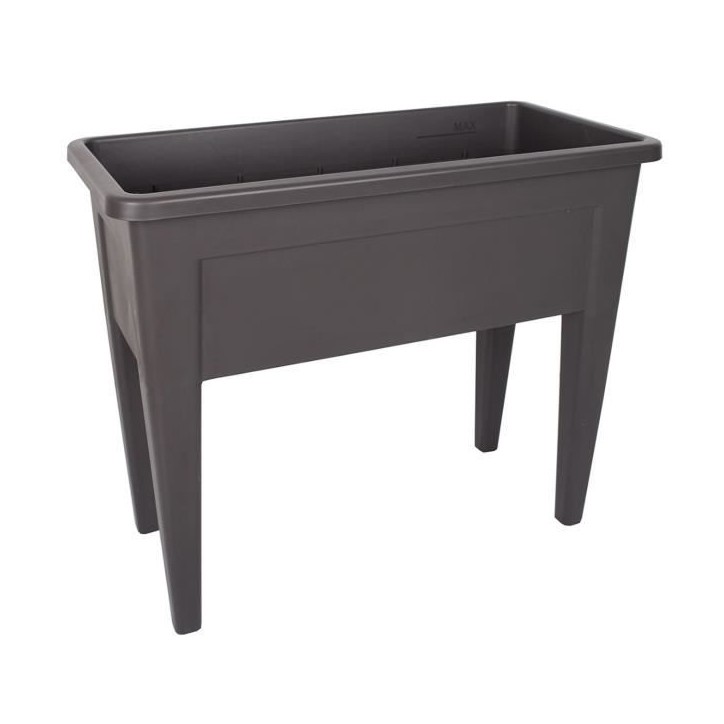 ARTEVASI Table de Culture - VENEZIA - 39 x 80 x H 69 cm - Gris anthracite ARTEVASI Table de Culture - VENEZIA - 39 x 80 x H 69 cm - Gris anthracite