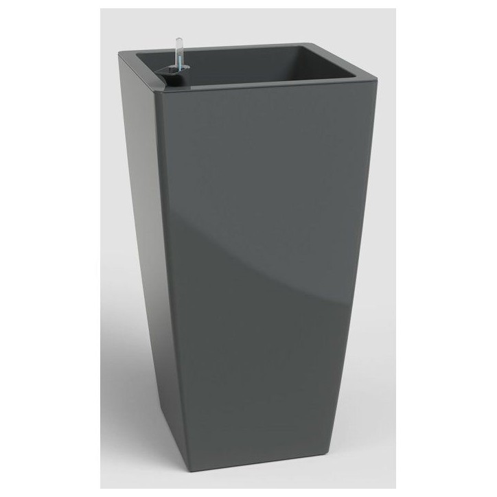 Pot de fleurs - ARTEVASI - Pisa SWS 78 BR - Intérieur/extérieur - Plastique - Ø40 x H78 cm - 79 L - Gris anthracite Pot de fleurs - ARTEVASI - Pisa SWS 78 BR - Intérieur/extérieur - Plastique - Ø40 x H78 cm - 79 L - Gris anthracite