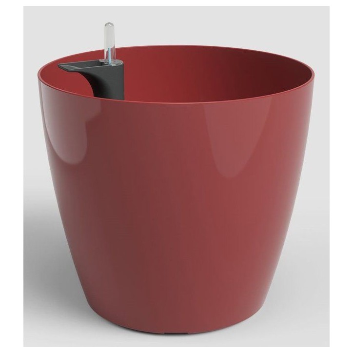 Pot de fleurs - ARTEVASI - San Remo SWS 42 BR - Intérieur/extérieur - Plastique - Ø42,7 x H39,5 cm - 42,3 L - Rouge foncé Pot de fleurs - ARTEVASI - San Remo SWS 42 BR - Intérieur/extérieur - Plastique - Ø42,7 x H39,5 cm - 42,3 L - Rouge foncé