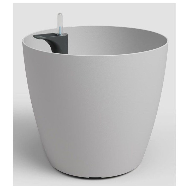 Pot de fleurs - ARTEVASI - San Remo SWS 36 MA - Intérieur/extérieur - Plastique - Ø36 x H33,5 cm - 25 L - Gris clair Pot de fleurs - ARTEVASI - San Remo SWS 36 MA - Intérieur/extérieur - Plastique - Ø36 x H33,5 cm - 25 L - Gris clair