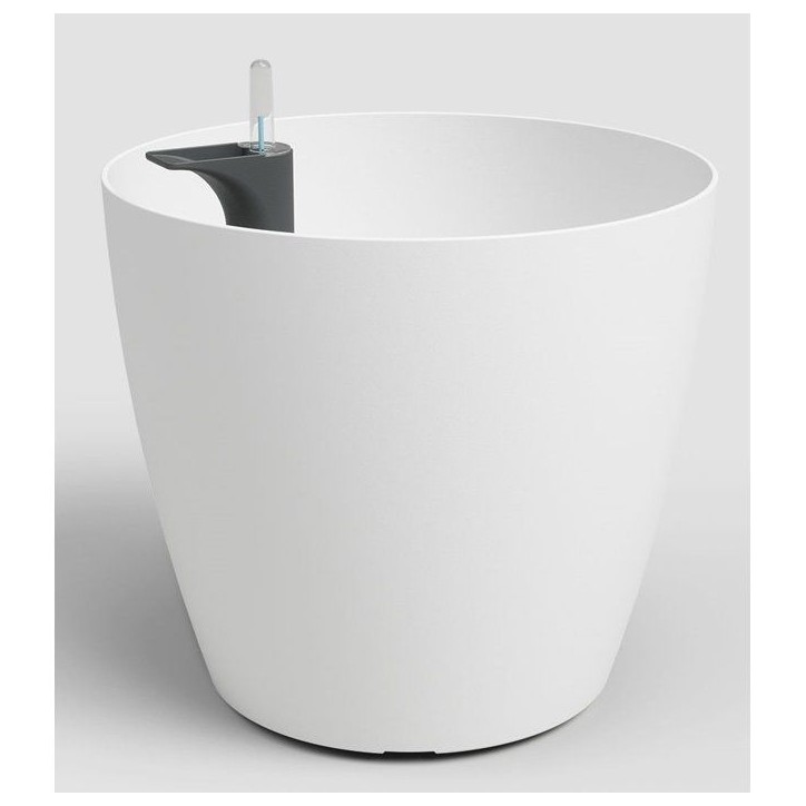 Pot de fleurs - ARTEVASI - San Remo SWS 42 MA - Intérieur/extérieur - Plastique - Ø43,3 x H39,5 cm - 42,3 L - Blanc Pot de fleurs - ARTEVASI - San Remo SWS 42 MA - Intérieur/extérieur - Plastique - Ø43,3 x H39,5 cm - 42,3 L - Blanc