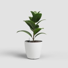 Pot de fleurs - ARTEVASI - San Remo SWS 42 MA - Intérieur/extérieur - Plastique - Ø43,3 x H39,5 cm - 42,3 L - Blanc