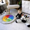 BABY EINSTEIN ZEN LE ZEBRE Tapis d'éveil arche de jeu en bois, jouets