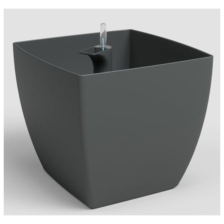 Pot de fleurs - ARTEVASI - Siena SWS 30 MA - Intérieur/extérieur - Plastique - Ø30 x H27 cm - 17,5 L - Gris anthracite Pot de fleurs - ARTEVASI - Siena SWS 30 MA - Intérieur/extérieur - Plastique - Ø30 x H27 cm - 17,5 L - Gris anthracite