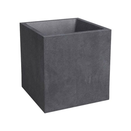 ARTEVASI Pot de fleur carré - SYDNEY - 30 cm - 21 L - Anthracite - Di