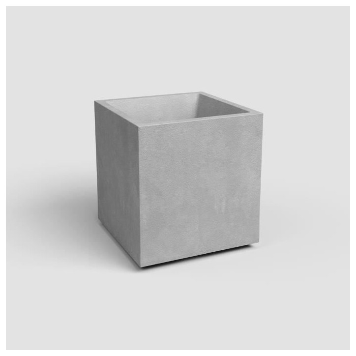 ARTEVASI Pot de fleur - SYDNEY - 30 cm - 21 L - Gris Clair - Dimensions: 29.5x29.5x29.5 cm ARTEVASI Pot de fleur - SYDNEY - 30 cm - 21 L - Gris Clair - Dimensions: 29.5x29.5x29.5 cm
