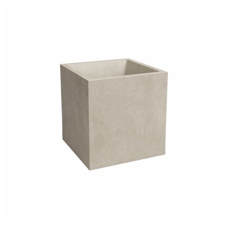 ARTEVASI Pot de fleur - SYDNEY - 30 cm - 21 L - Creme - Dimensions: 29.5x29.5x29.5 cm ARTEVASI Pot de fleur - SYDNEY - 30 cm - 21 L - Creme - Dimensions: 29.5x29.5x29.5 cm