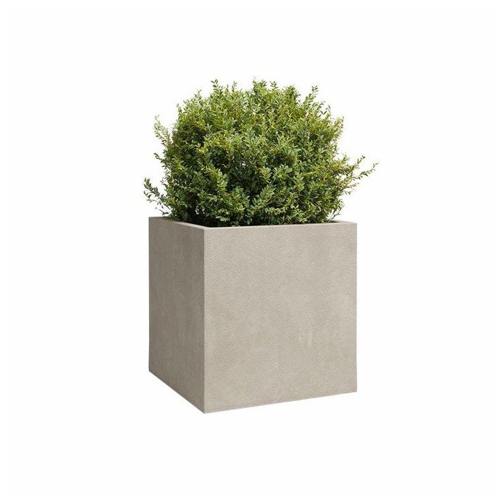 ARTEVASI Pot de fleur - SYDNEY - 30 cm - 21 L - Creme - Dimensions: 29.5x29.5x29.5 cm ARTEVASI Pot de fleur - SYDNEY - 30 cm - 21 L - Creme - Dimensions: 29.5x29.5x29.5 cm