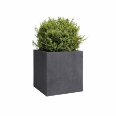 ARTEVASI Pot de fleur - SYDNEY - 40 cm - 31 L - Anthracite - Dimensions: 29.5x39.5x43 cm