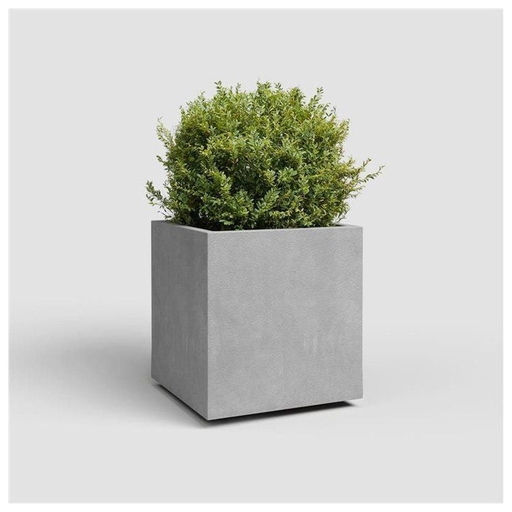 ARTEVASI Pot de fleur - SYDNEY - 40 cm - 31 L - Gris Clair - Dimensions: 39.5x395x43 cm ARTEVASI Pot de fleur - SYDNEY - 40 cm - 31 L - Gris Clair - Dimensions: 39.5x395x43 cm