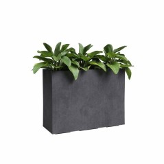 ARTEVASI Jardiniere haute - SYDNEY - Plastique - Anthracite - 80 cm -