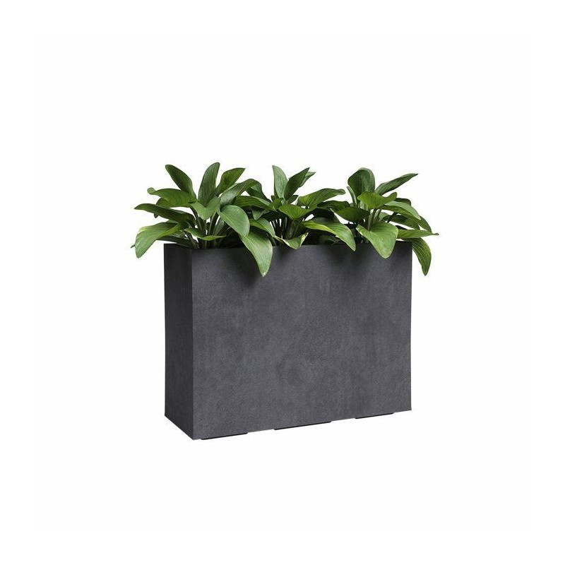 ARTEVASI Jardiniere haute - SYDNEY - Plastique - Anthracite - 80 cm -
