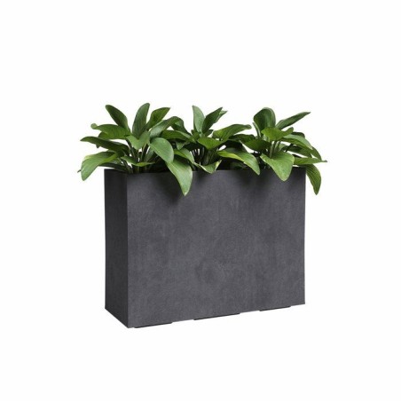 ARTEVASI Jardiniere haute - SYDNEY - Plastique - Anthracite - 80 cm -