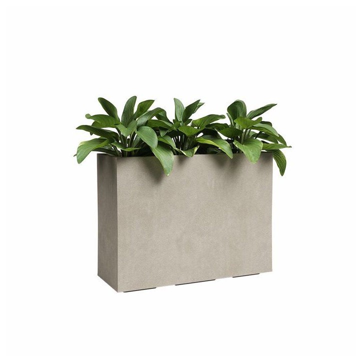 ARTEVASI Jardiniere haute - SYDNEY - Plastique - Creme - 80 cm - 50 L - Dimensions: 79.5x295x68 cm ARTEVASI Jardiniere haute - SYDNEY - Plastique - Creme - 80 cm - 50 L - Dimensions: 79.5x295x68 cm