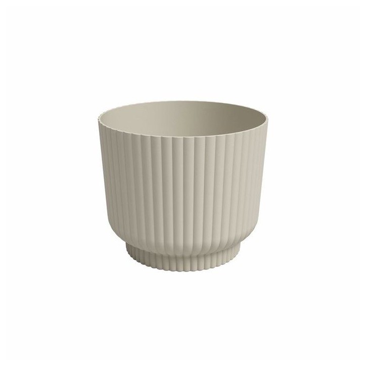ARTEVASI Pot de fleur - Miami Wavy - 30 cm - 13 L - Creme - Dimensions: 29.7x29.7x25.1 cm ARTEVASI Pot de fleur - Miami Wavy - 30 cm - 13 L - Creme - Dimensions: 29.7x29.7x25.1 cm