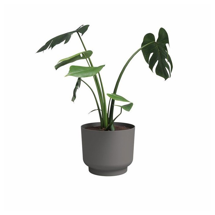 ARTEVASI Pot de fleur - Miami - 30 cm - 13 L - Anthracite - Dimensions: 29.7x29.7x25.1 cm ARTEVASI Pot de fleur - Miami - 30 cm - 13 L - Anthracite - Dimensions: 29.7x29.7x25.1 cm