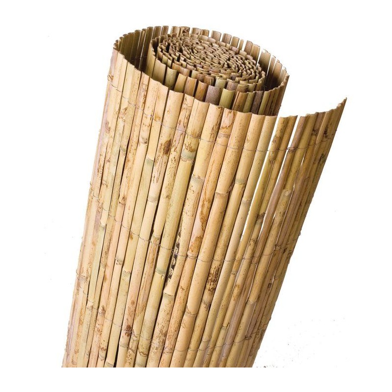 Canisse - NATURE - Roseaux fendus naturels - 3 x 1 m