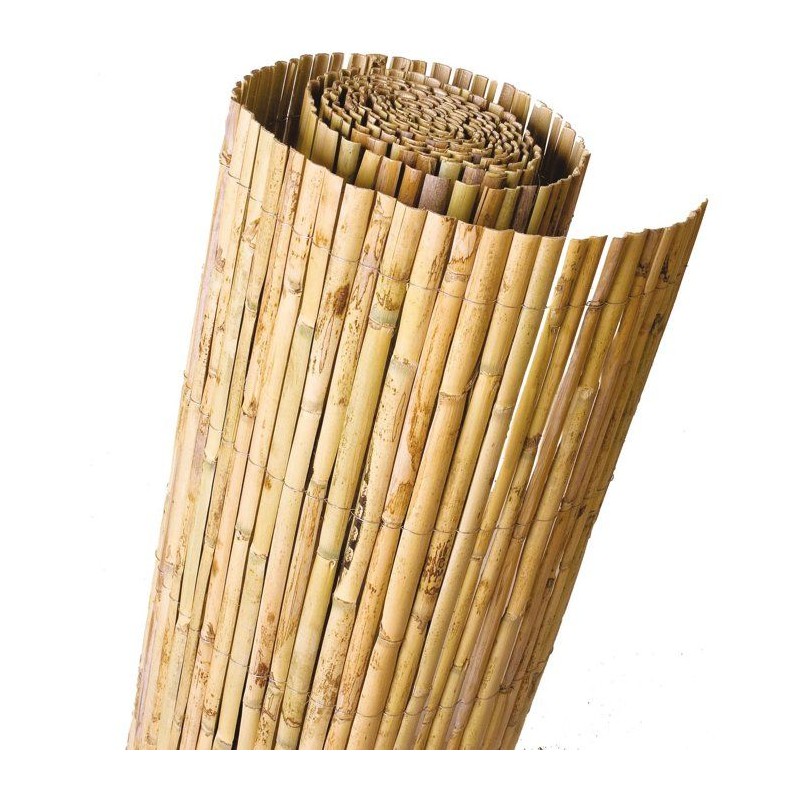 Canisse - NATURE - Roseaux fendus naturels - 5 x 1,5 m