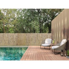 Canisse - NATURE - Roseaux fendus naturels Premium - 3 x 1 m