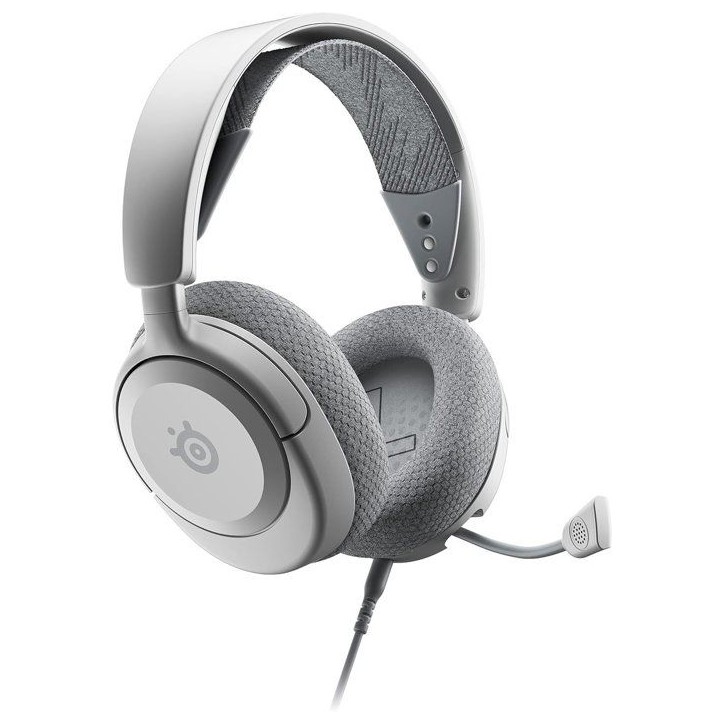 Casque-micro gaming filaire - STEELSERIES - Arctis Nova 1P - Pour Playstation - Blanc Casque-micro gaming filaire - STEELSERIES - Arctis Nova 1P - Pour Playstation - Blanc